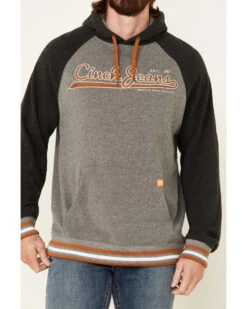 Cinch Men's Vintage Logo Raglan Hooded Sweatshirt  -Velora Studio Shop 2000345606 020 P3