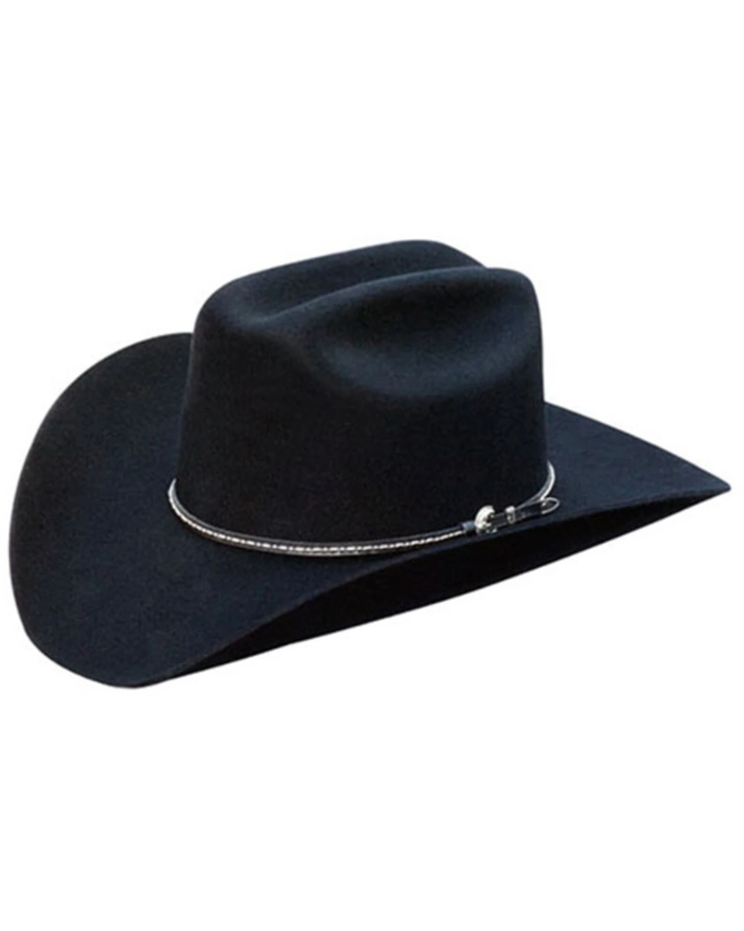Silverado Men's Bart Satin Lined Wool Felt Western Hat 1 Silverado Men's Bart Satin Lined Wool Felt Western Hat