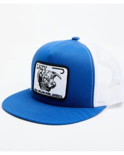 Lazy J Ranch Men's Cattle Headquarters Logo Patch Mesh-Back Ball Cap