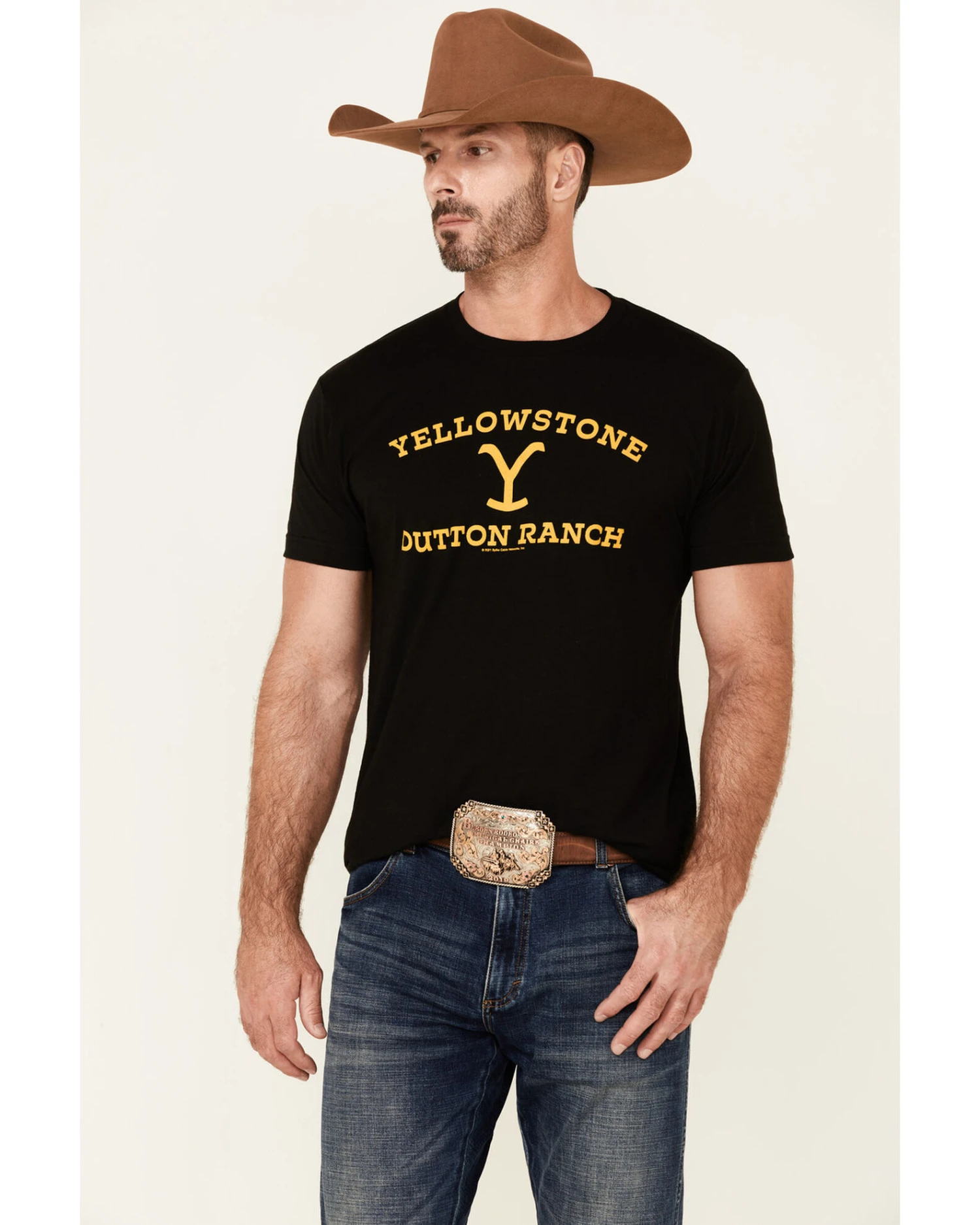 Paramount Network’s Yellowstone Men's Dutton Ranch Logo Short Sleeve T-Shirt 1 Paramount Network’s Yellowstone Men's Dutton Ranch Logo Short Sleeve T-Shirt