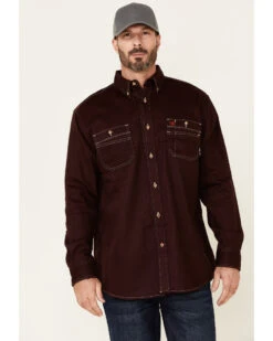 Ariat Men's FR Solid Long Sleeve Button Down Work Shirt  