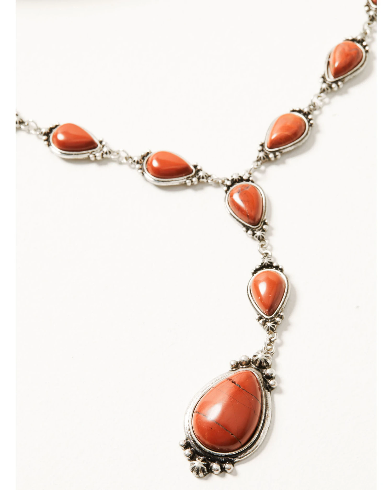 Shyanne Women's Canyon Sunset Red Stone Necklace 2 Shyanne Women's Canyon Sunset Red Stone Necklace - Image 2
