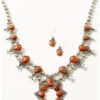Shyanne Women's Canyon Sunset Squash Blossom Jewelry Set