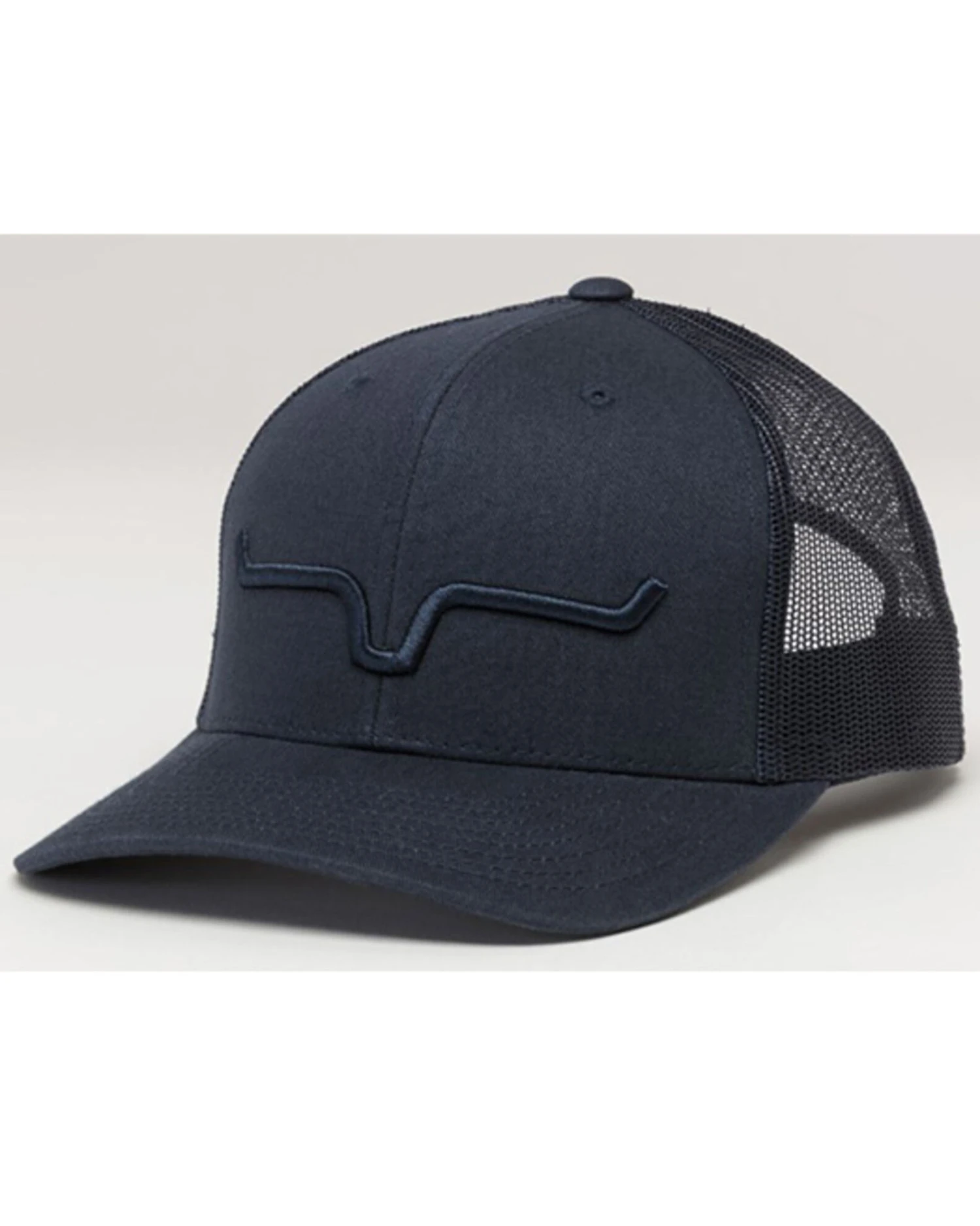 Kimes Ranch Men's Black Weekly Trucker Embroidered Logo Mesh-Back Ball Cap 1 Kimes Ranch Men's Black Weekly Trucker Embroidered Logo Mesh-Back Ball Cap