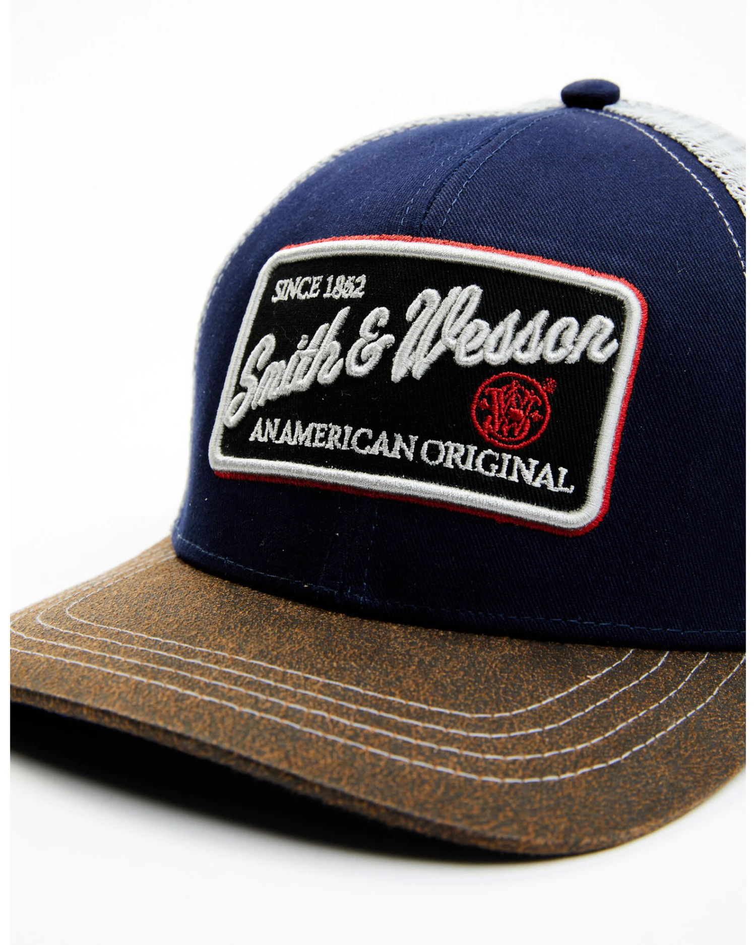 Smith & Wesson Men's Recreation Patch Mesh-Back Ball Cap 2 Smith & Wesson Men's Recreation Patch Mesh-Back Ball Cap - Image 2