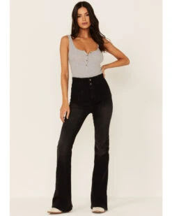 Free People Women's Jayde High Rise Flare Jeans