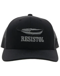 Hooey Men's Resistol Americana Feather Patch Mesh Back Trucker Cap 7 Hooey Men's Resistol Americana Feather Patch Mesh Back Trucker Cap -Velora Studio Shop 2000356402 001 P3