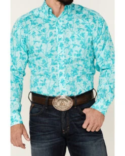 Ariat Men's WF Hassan Floral Print Long Sleeve Button Down Western Shirt  -Velora Studio Shop 2000357427 440 P3