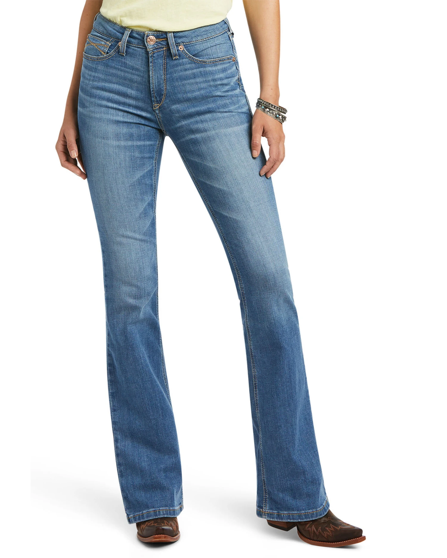 Ariat Women's R.E.A.L. Daniela High Rise Bootcut Jeans 2 Ariat Women's R.E.A.L. Daniela High Rise Bootcut Jeans - Image 2