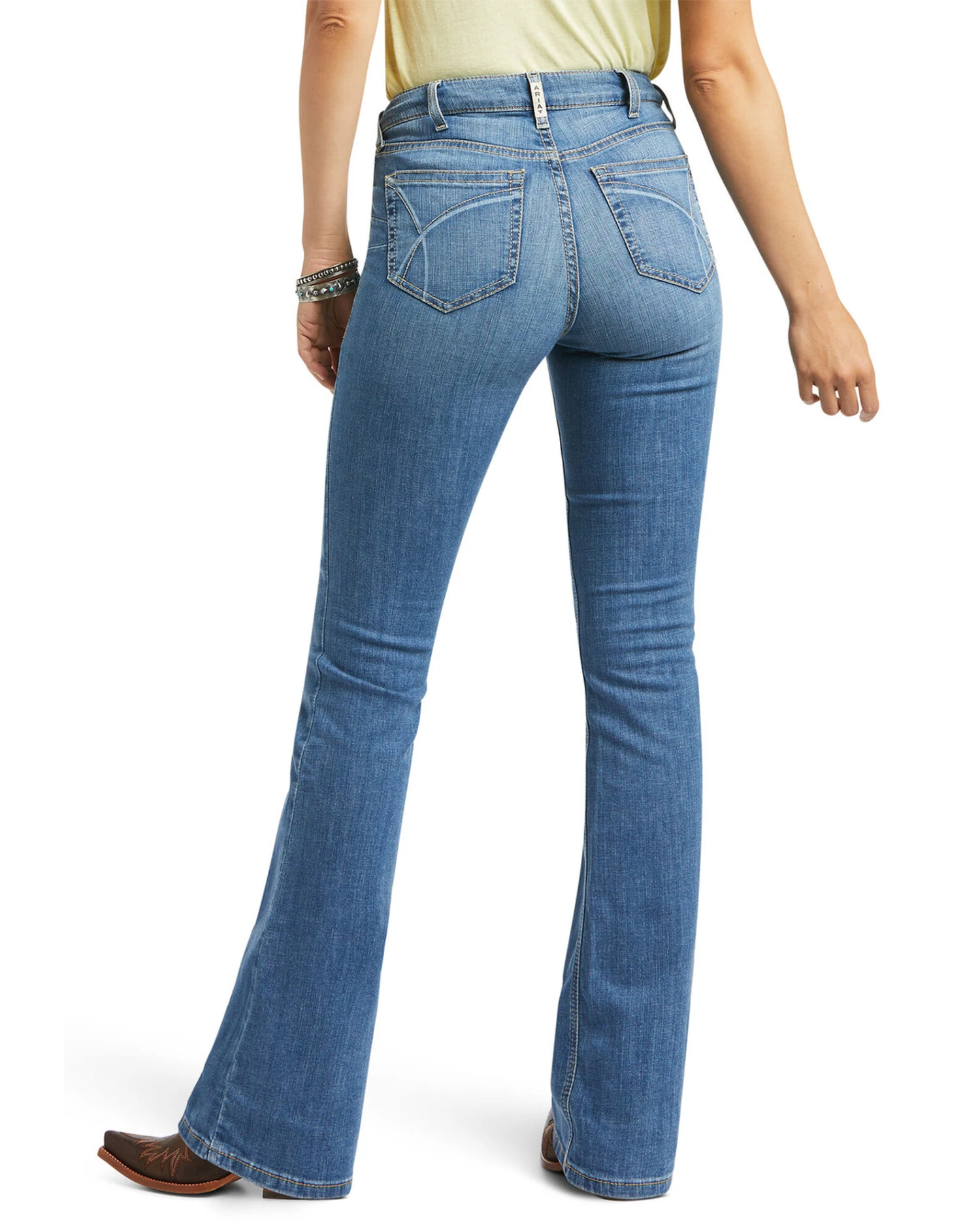 Ariat Women's R.E.A.L. Daniela High Rise Bootcut Jeans 4 Ariat Women's R.E.A.L. Daniela High Rise Bootcut Jeans - Image 4