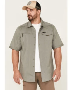 Wrangler ATG Men's Asymmetrical Zip Pocket Woven Shirt 