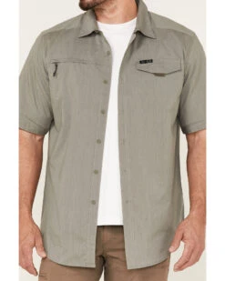 Wrangler ATG Men's Asymmetrical Zip Pocket Woven Shirt  -Velora Studio Shop 2000358044 341 P3