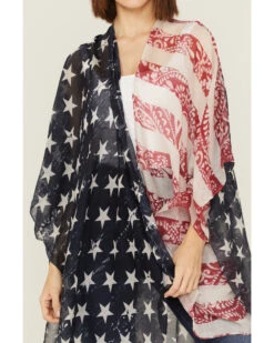 Shyanne Women's Americana Shawl Western Vest 6 Shyanne Women's Americana Shawl Western Vest -Velora Studio Shop 2000358335 410 P3