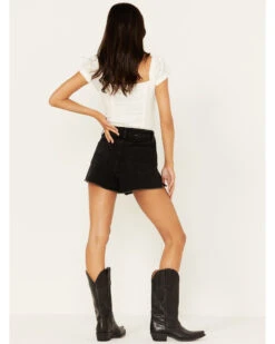 Idyllwind Women's Outlaw Vintage Wash Raw Edge Hem Denim Shorts -Velora Studio Shop 2000358961 001 P3