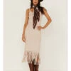 Idyllwind Women's Jewel Street Knit Fringe Dress