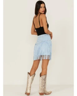 Idyllwind Women's Maxwell Ave Tiered Faux Suede Mini Skirt -Velora Studio Shop 2000359132 450 P3