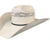 Dallas Hats Men's Natural Cattleman Byplay Band Bangora Straw Western Hat 