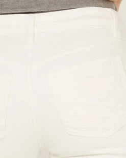 Shyanne Women's Mr. Flare Mid Rise White Cloud Dancer Flare Jeans -Velora Studio Shop 2000360282 100 P4