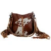 Myra Bag Women's Edgy Cowhide Satchel Bag