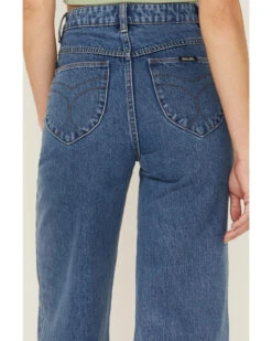 Rolla's Women's Sailor Medium Wash High Rise Wide Jeans -Velora Studio Shop 2000362517 400 P4