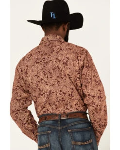 Cinch Men's Modern Fit Paisley Print Long Sleeve Snap Western Shirt  -Velora Studio Shop 2000363584 640 P4
