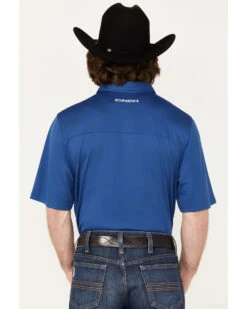 Cinch Men's ARENAFLEX Royal Chest Stripe Short Sleeve Polo Shirt 7 Cinch Men's ARENAFLEX Royal Chest Stripe Short Sleeve Polo Shirt -Velora Studio Shop 2000363621 460 P4