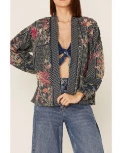 Johnny Was Women's Viviana Bishop Sleeve Denim Kimono  -Velora Studio Shop 2000363637 400 P3