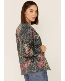 Johnny Was Women's Viviana Bishop Sleeve Denim Kimono  -Velora Studio Shop 2000363637 400 P4