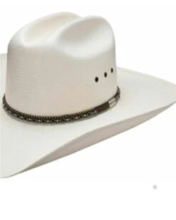 Resistol Men's George Strait Natural El Rey Shantung Straw Western Hat 