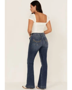 Idyllwind Women's Front Seam High Rise Flare Jeans 6 Idyllwind Women's Front Seam High Rise Flare Jeans -Velora Studio Shop 2000364330 412 P3