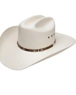 George Strait By Resistol Men's Natural 10X Hazer Cattleman Straw Western Hat 