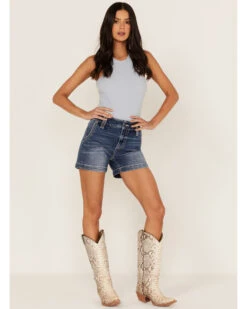 Miss Me Women's Sailor Flap Pocket Denim Jean Shorts 6 Miss Me Women's Sailor Flap Pocket Denim Jean Shorts -Velora Studio Shop 2000364473 400 P3