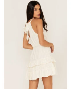 Shyanne Women's Swiss Dot Embroidered Halter Neck Dress 7 Shyanne Women's Swiss Dot Embroidered Halter Neck Dress -Velora Studio Shop 2000364747 100 P4