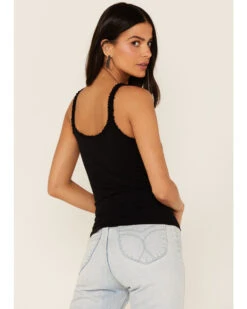 Cleo + Wolf Women's Ruffle Trim Tank Top -Velora Studio Shop 2000364839 001 P4