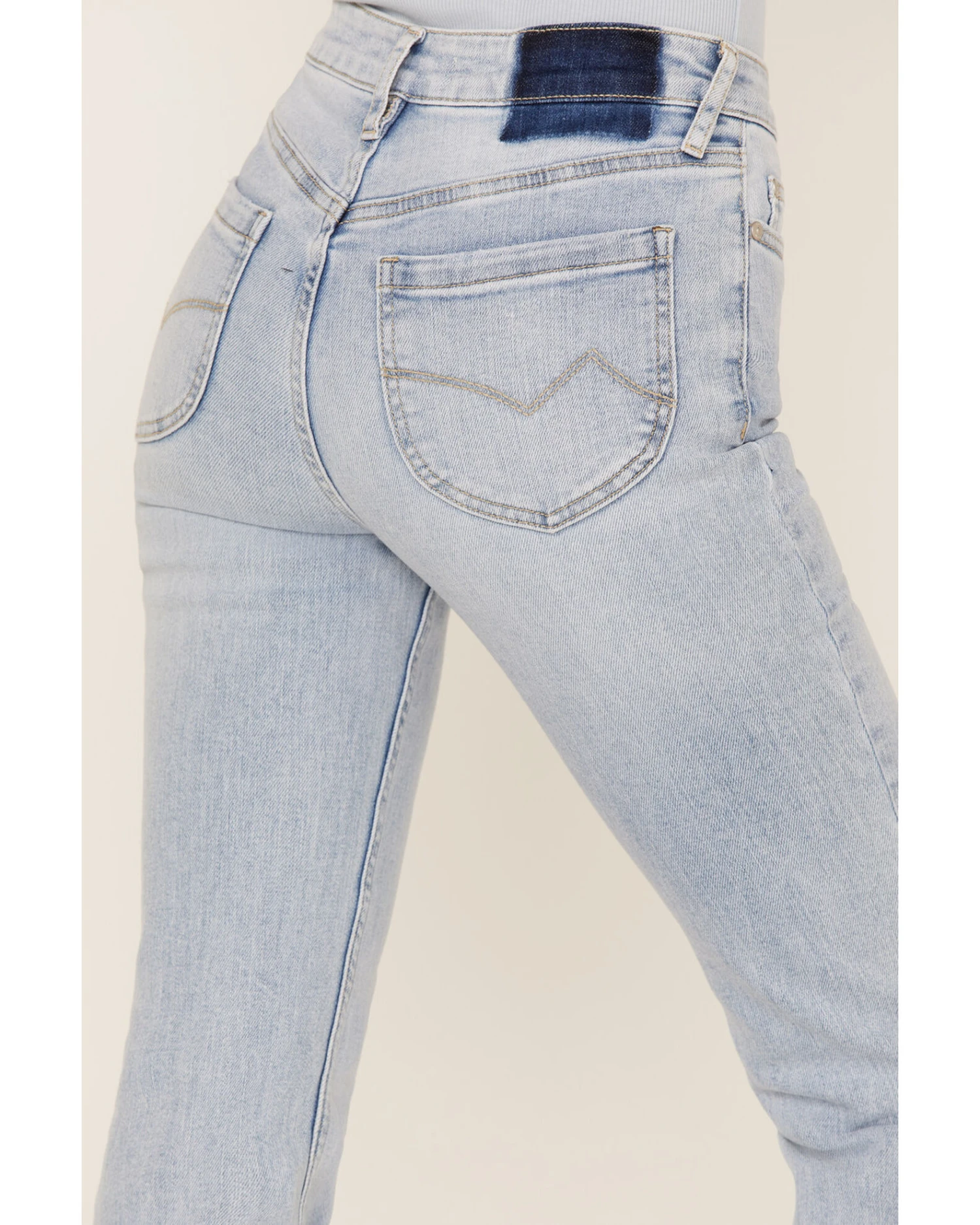 Cleo + Wolf Women's South Coast High Rise Light Wash Stretch Bootcut Jeans 4 Cleo + Wolf Women's South Coast High Rise Light Wash Stretch Bootcut Jeans - Image 4