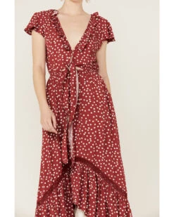 Beyond The Radar Women's Picnic Dot Maxi Dress -Velora Studio Shop 2000366187 600 P3