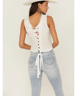 Idyllwind Women's Quail Ridge Lace Back Top 