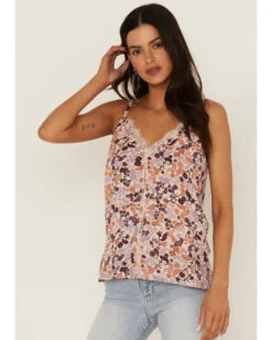 Idyllwind Women's Lurex Little Lace Tank Top