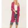 Shyanne Women's Lace Duster Kimono