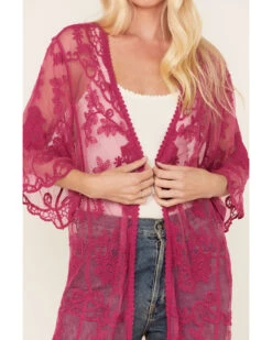 Shyanne Women's Lace Duster Kimono -Velora Studio Shop 2000366758 550 P3