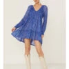 Beyond The Radar Women's Long Sleeve Knit Mini Dress