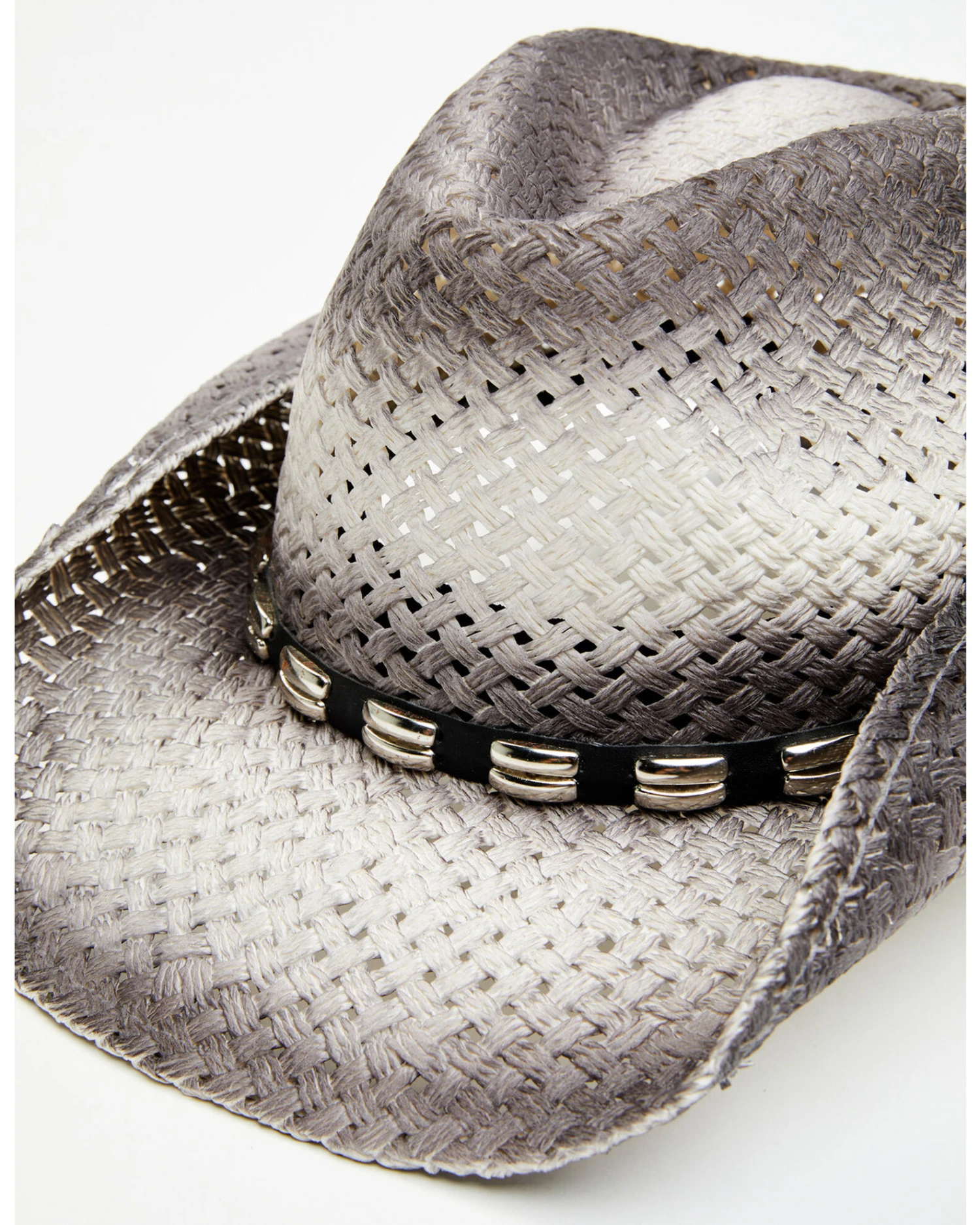 Cody James Men's Ombre Gray Bartolome Straw Hat 2 Cody James Men's Ombre Gray Bartolome Straw Hat - Image 2