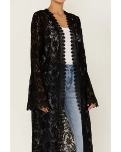 Tiffany & Grey Women's Bell Sleeve Lace Kimono -Velora Studio Shop 2000370599 001 P3