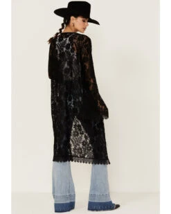 Tiffany & Grey Women's Bell Sleeve Lace Kimono -Velora Studio Shop 2000370599 001 P4