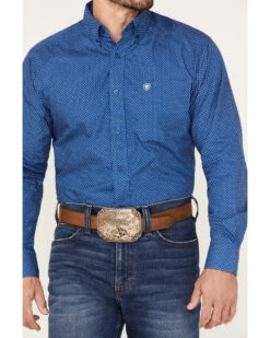 Ariat Men's Benedict Geo Print Button Down Western Shirt  -Velora Studio Shop 2000371730 401 P3