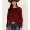 Ariat Women's R.E.A.L Henley Long Sleeve Shirt