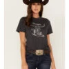 Wrangler Women's Desert Steer Head Graphic Tee