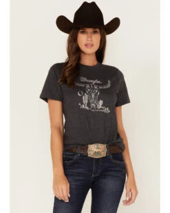 Wrangler Women's Desert Steer Head Graphic Tee