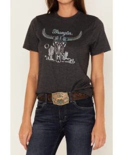 Wrangler Women's Desert Steer Head Graphic Tee -Velora Studio Shop 2000372293 001 P3
