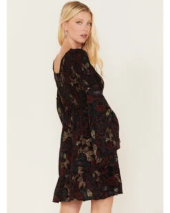 Shyanne Women's Paisley Print Smocked Tiered Dress -Velora Studio Shop 2000373034 001 P4